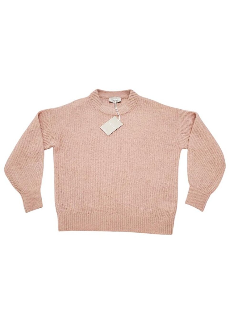 Everlane Cocoon Alpaca Crew Neck Knit Sweater M Blush Pink Long Sleeve Cozy - Picture 7 of 13